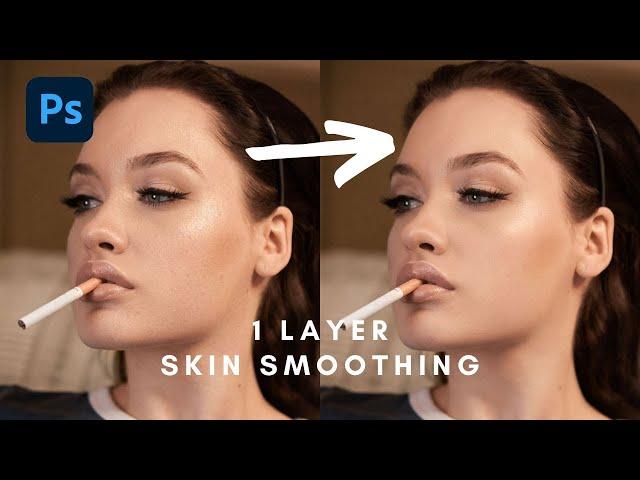 Photoshop On iPad|Skin Softening Hack Using Only 1 Normal Layer