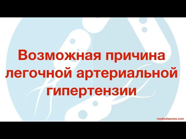 Возможная причина легочной артериальной гипертензии