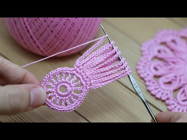 Что-то новенькое!!!  Красивый УЗОР вязание крючком Super Beautiful Flowers Crochet Pattern knitting