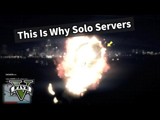 This is why Solo Servers...in GTA 5 Online     #shorts