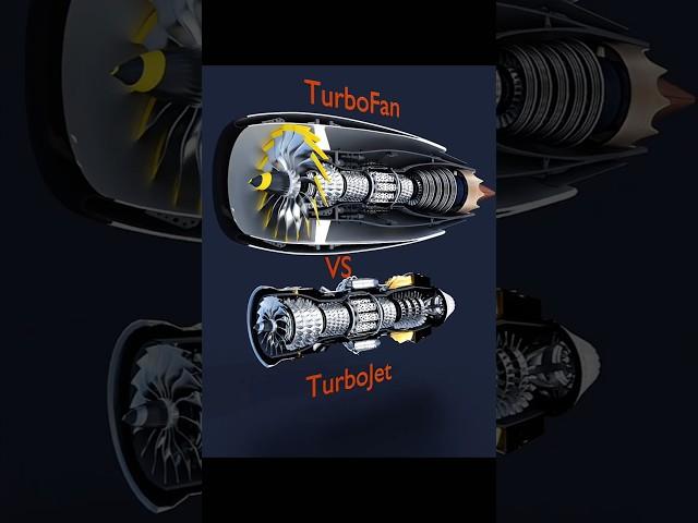 diff between Turbofan and turbojet? #brainhook #turbofan #turbojet