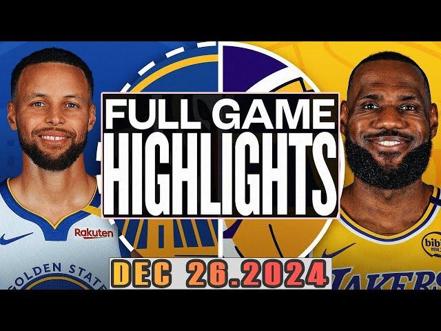 Los Angeles Lakers Vs Golden State Warriors Full Game  Highlights Dec 26,2024 NBA Season 2024-25