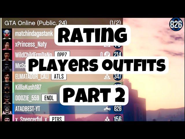 Rating Players Outfits In GTA Online Part 2