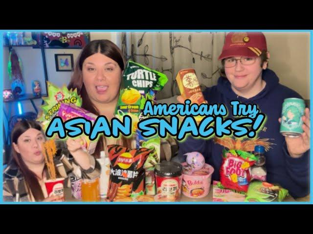 Americans Try Iconic ASIAN SNACKS!