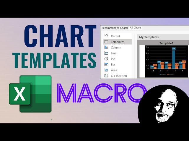 Apply Excel chart templates - Macro | @efficiency365