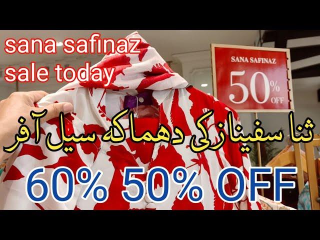 Sana Safinaz Sale Flat 60% 50% Off || sana safinaz sale today