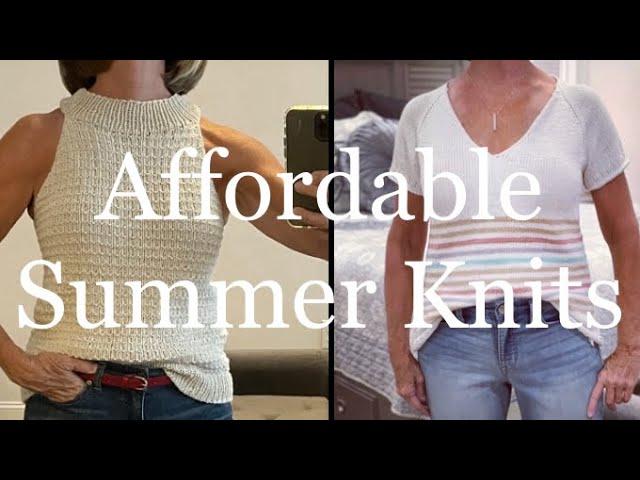 Knitters Kniche Episode 3 - Affordable Summer Knits and Crochet Projects Including my Ranunculus