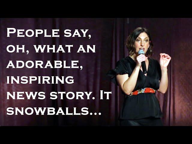 People say, oh, what an adorable, inspiring news story. It snowballs into a global movement