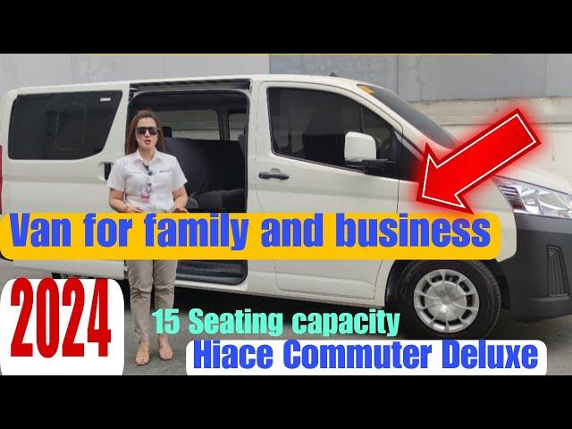 2024 Improved Hiace Commuter Deluxe 2.8 Dsl MT Full Specifications#toyota #ofw