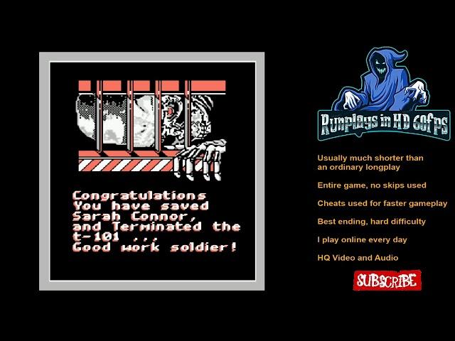 200 Terminator Movie mode in 09:00 NES, Runplays in HD 60fps