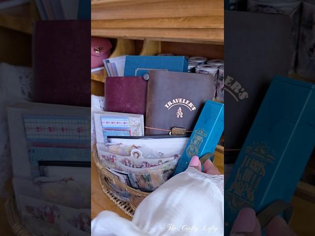 ASMR Packing my Travel Journal Essentials #asmr #shorts #journaling