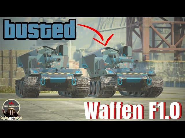 Waffen F1.0 is BUSTED in WOTB!