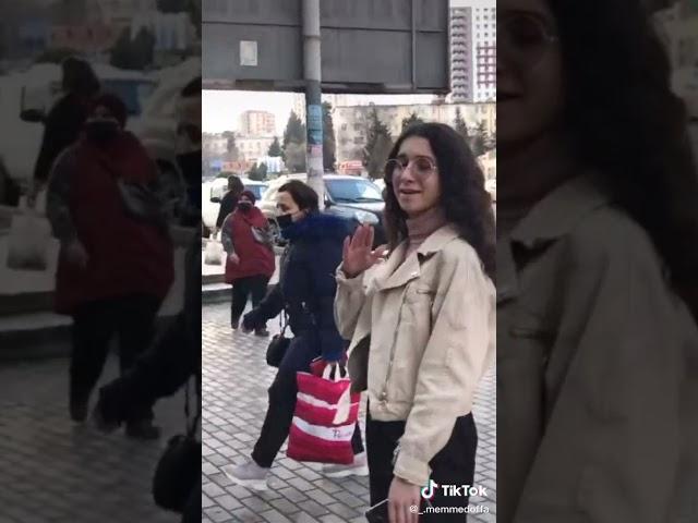 Azərbaycanlı qızlarının nazeləmə mahnısı ilə çəkdiyi tiktok veidyo