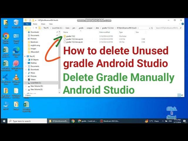 How to delete unused gradle android studio | delete gradle manually android studio