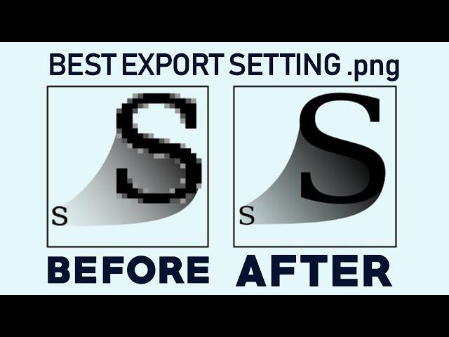 How to export png file (logo) from Adobe Illustrator without Pixelating image