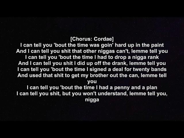 Cordae - Parables Remix ft Eminem (Official Karaoke )