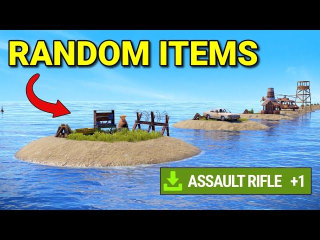 I Gave 100 Rust Players Their Own Island - Random Items