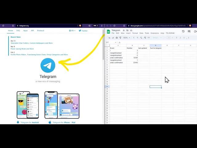 How to integrate Telegram and google sheets 2023.