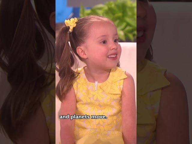 This too cute 6-year-old shocks Ellen with her knowledge of famous scientists!