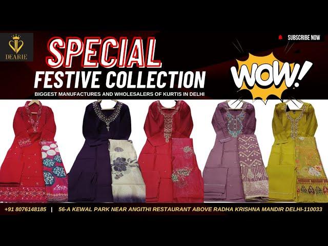 Special festive collection Biggest manufactures and wholesalers of Kurtis in Delhi