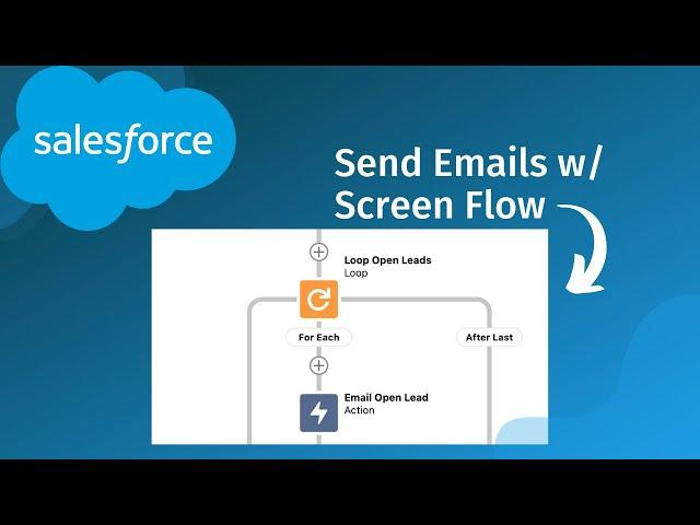 How To Send Emails in Salesforce (Screen Flow)