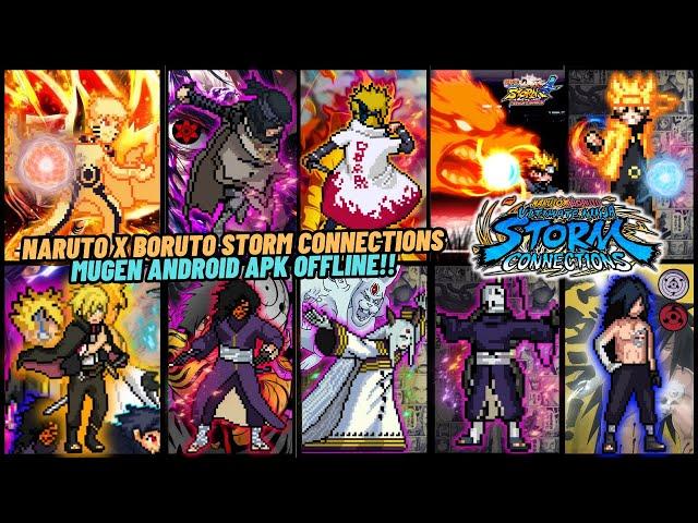 NEW!! NARUTO x BORUTO Ninja STORM Connections Mugen Android OFFLINE - 200 Characters Update 2024