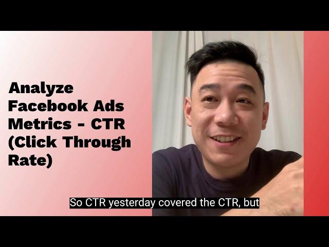 Facebook Ads Metrics - CTR Click Through Rate (Facebook Ads Analysis Tutorial)