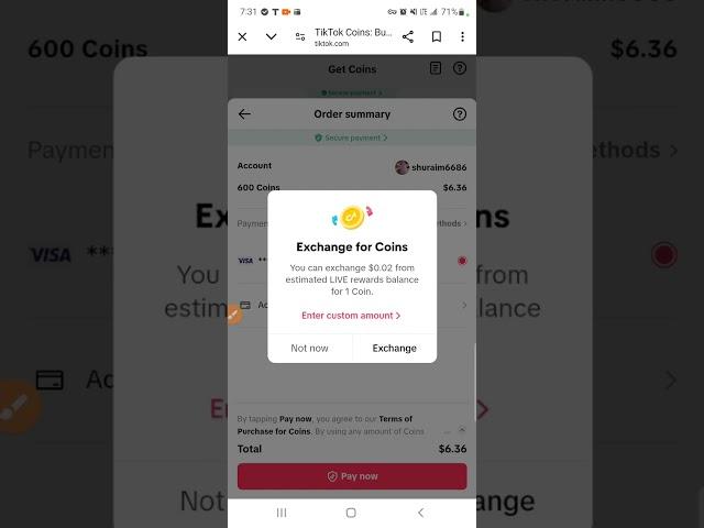 Jinsi ya kununua (recharge) coins za tiktok