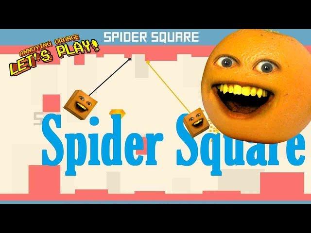 Annoying Orange Plays - SPIDER SQUARE! (Multiplayer iOS)