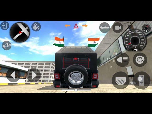 Dollar song modified mahindra black thar || Indian car thar game 3D/new model thar #games #trending