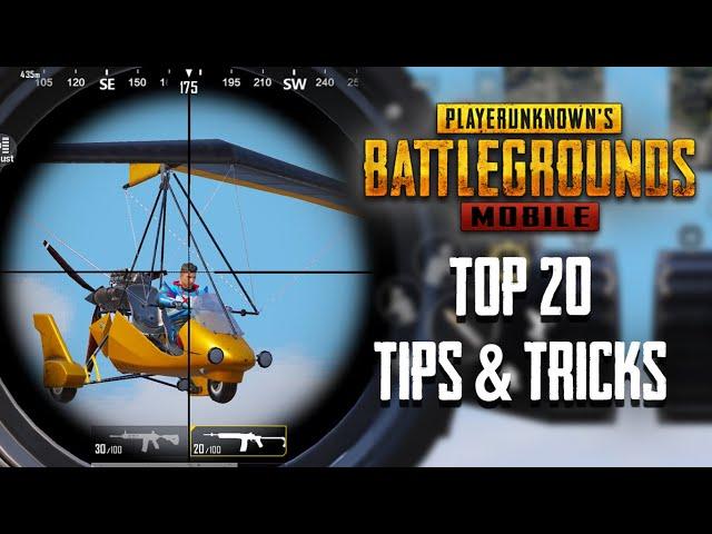 Top 20 Tips & Tricks in PUBG Mobile | BGMI | Ultimate Guide To Become a Pro #19