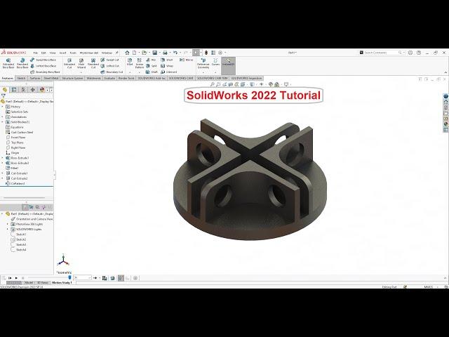 SolidWorks 2022 Tutorial for Beginners