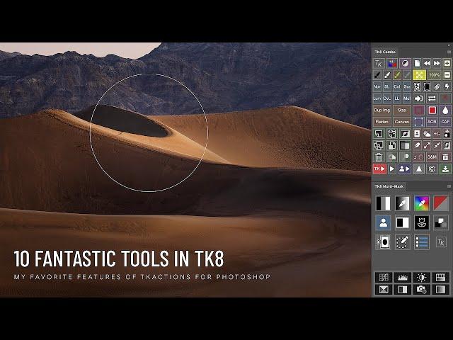 ESSENTIAL Photoshop plugin! 10 fantastic tools in TK8 (TKActions)