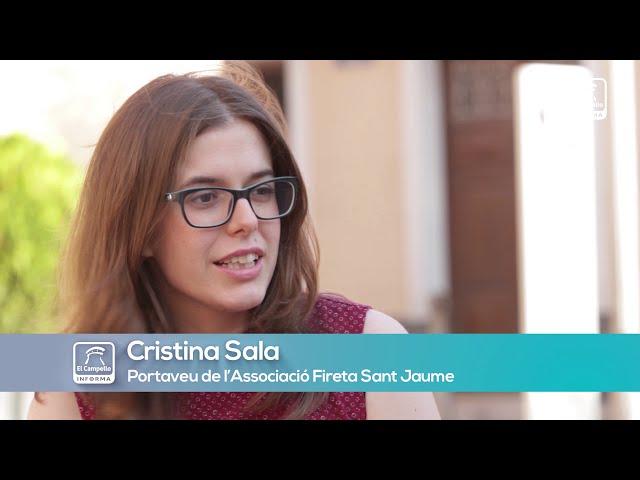 Entrevista Associació Fireta Sant Jaume - Cristina Sala