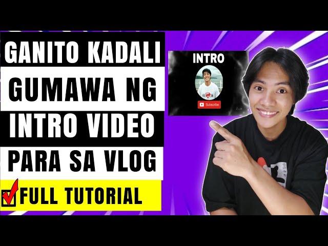 Paano gumawa ng intro video para sa vlog gamit ang capcut app sa cellphone step by step tutorial