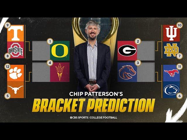 Chip Patterson predicts the College Football Playoff Bracket: Upsets early, Big 10 vs SEC title game