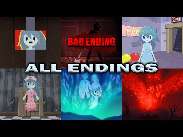 ALL ENDINGS in Spooky's Jump Scare Mansion (Main Game & DLCs)