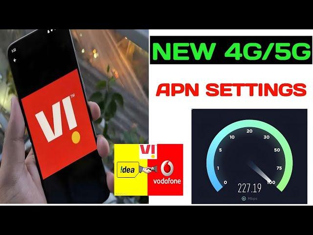 Vi APN Settings 4G/5G | Vi Network Problem Solution l Vi Internet Not Working | Vi Net Slow Problem