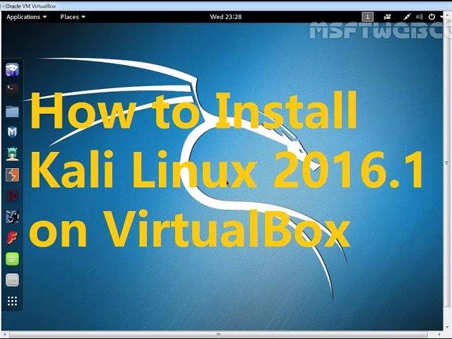 How to Install Kali Linux 2016.1 Rolling Edition