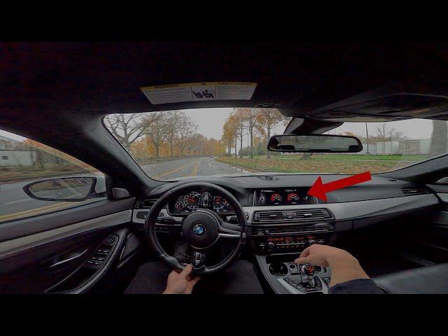 700HP BMW M5 RAINY DAY DRIFT POV GOPRO