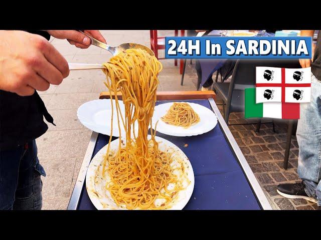 24 Hours In SARDINIA, Italy - Ultimate Street Food Tour Of Cagliari & Surprises!