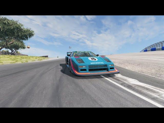 West Coast Raceway Hotlap with the Group 5 Bolide | BeamNG drive