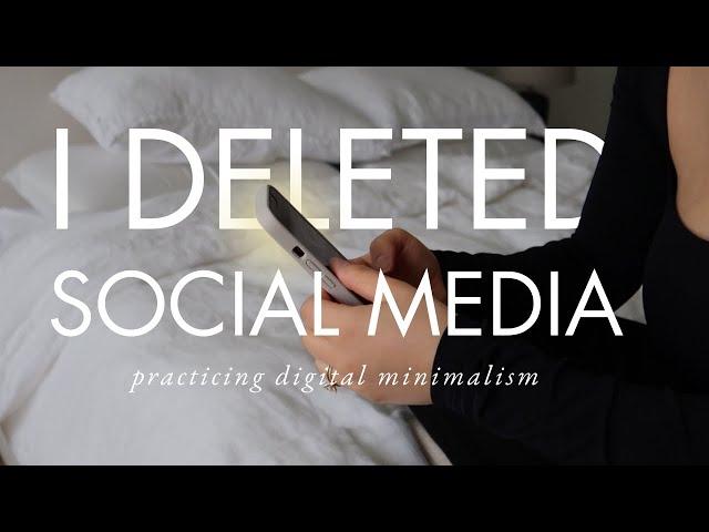 Life AFTER DELETING Social Media: Here's What I've Realized