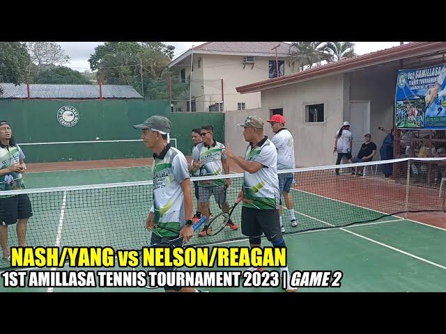 NASH/YANG vs NELSON/REAGAN  | 1ST SAMILLASA TENNIS TOURNAMENT 2023 | LPTC GAME 2