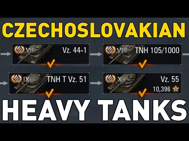 CZECHOSLOVAKIAN HEAVY TECH TREE - World of Tanks