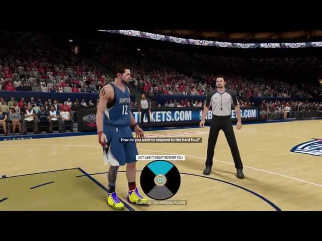 NBA 2K15 fight scene