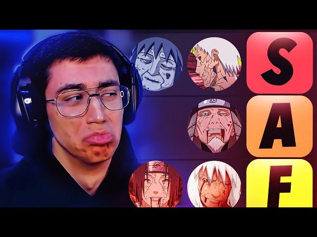 Monakage's ULTIMATE Naruto Character Death TIER LIST