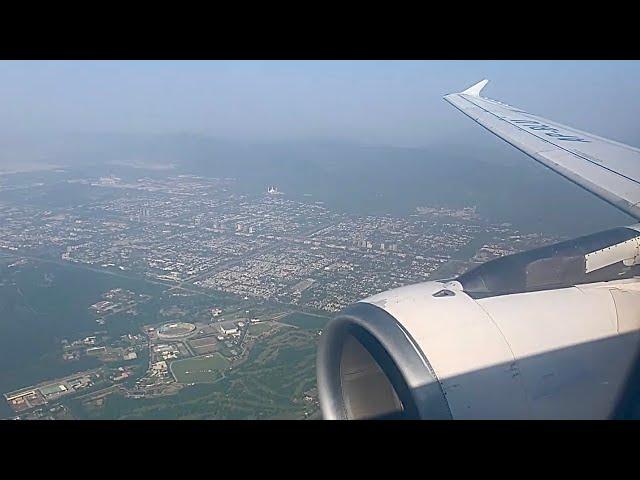 PIA A320 LANDING | BEAUTIFUL ISLAMABAD LANDING WITH VIEWS OF THE CITY | PK452 | AP-BLU