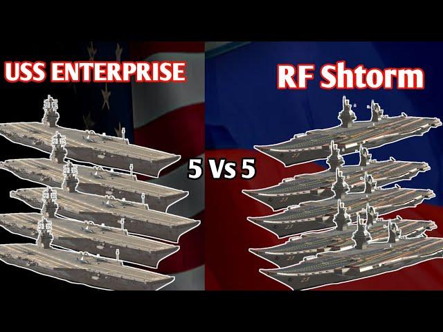 Modern Warships Uss Enterprise (Cvn-80) Vs Rf Shtorm Modern Warships Rf Shtorm Vs Uss Enterprise