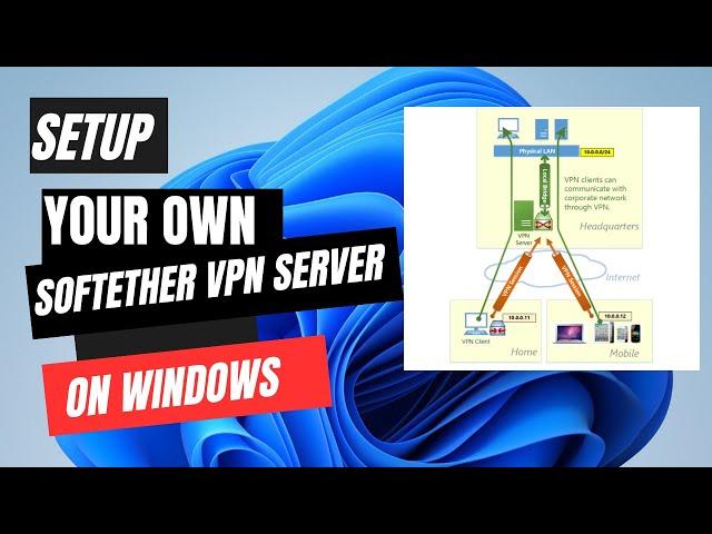 Set Up Your Own VPN at Home With SoftEther on Windows | Easy Setup